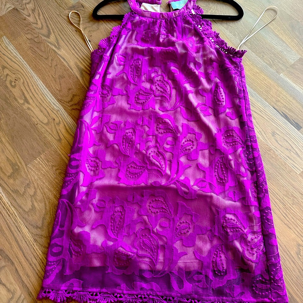 Skies Are Blue Purple Dress